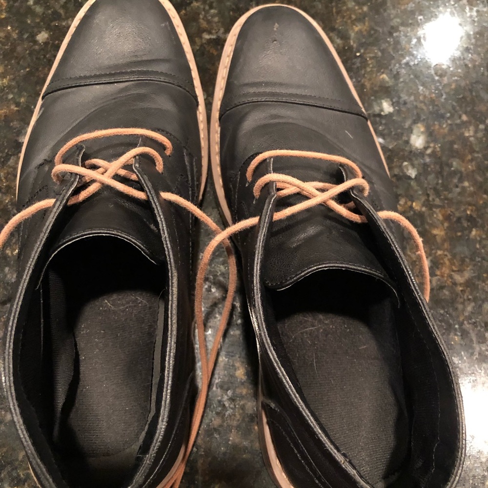 Oxford black leather boot - Picture 2 of 6